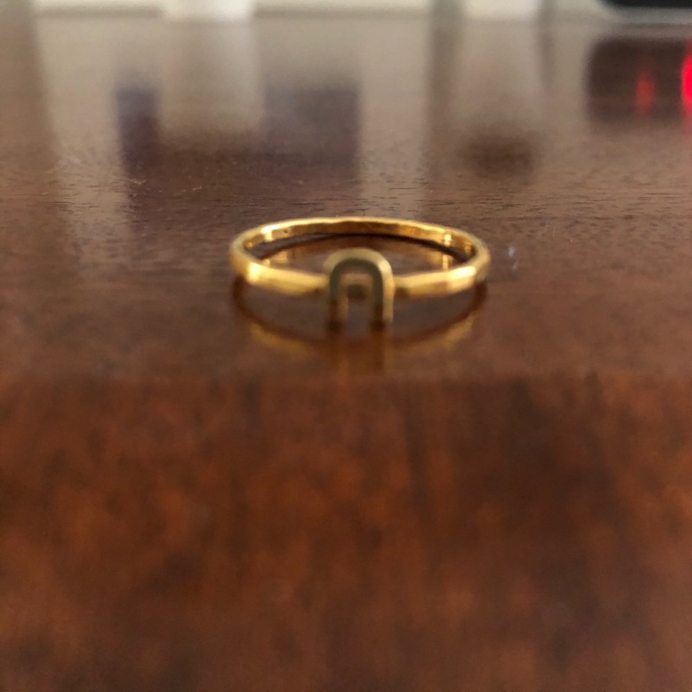 Gold A ring